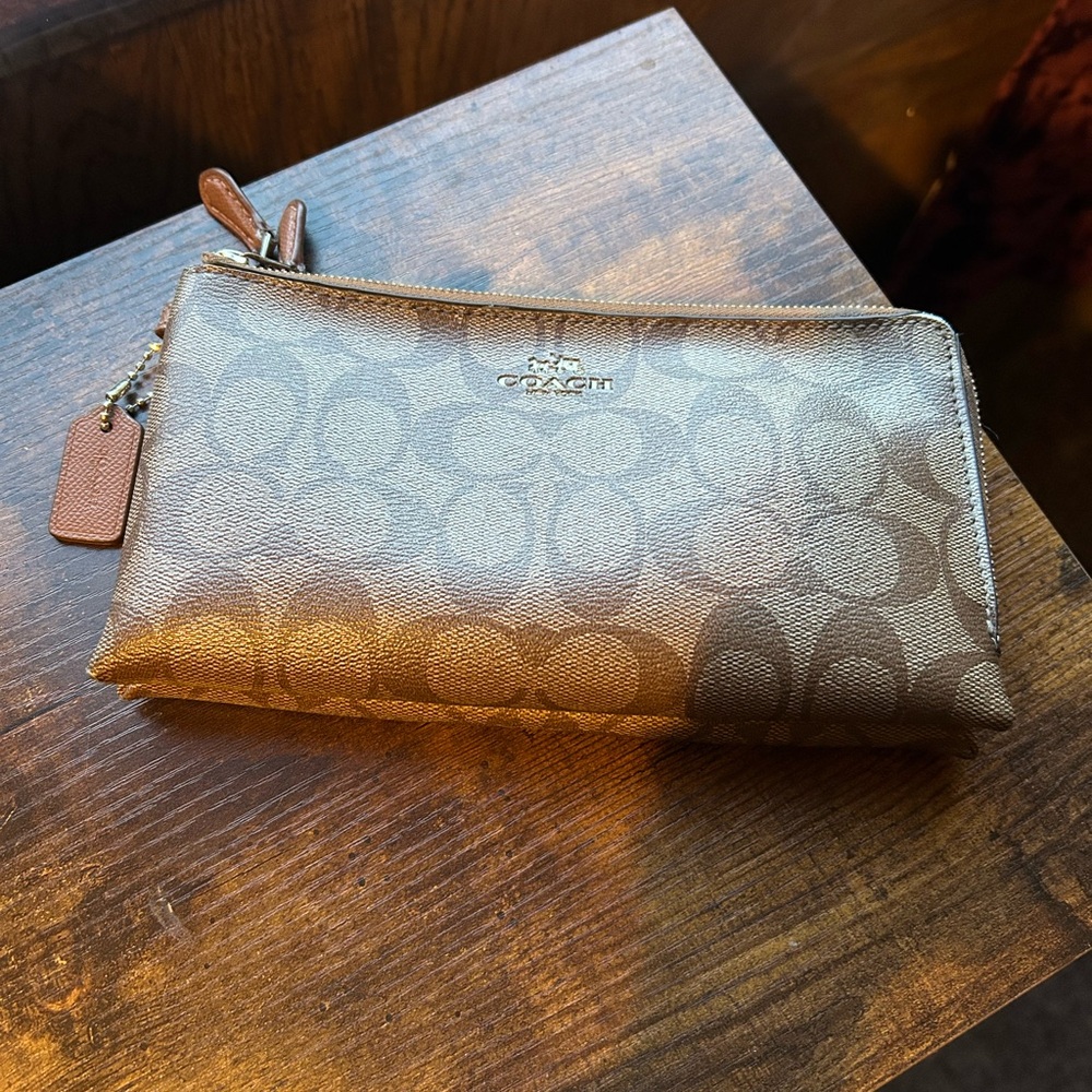 Coach Tan Signature Wallet